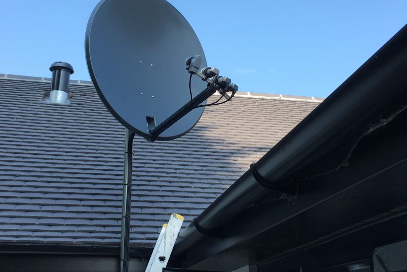 Multi Feed Satellite Dish Supplied and Installed in Stanmore, Harrow, London. SatFocus