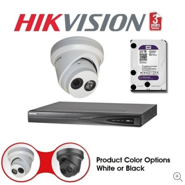 Hikvision 5MP Turret IP Camera & NVR System Installation