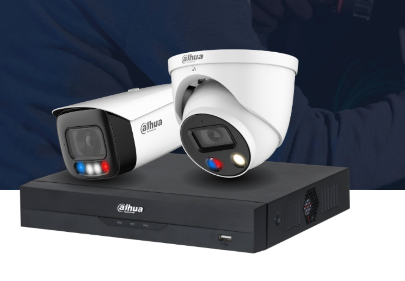 Dahua TiOC Active Deterrent Full Time Colour AI CCTV Installation SatFocus